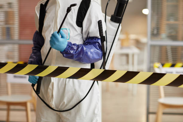 Professional Sewage Cleanup technician working in Roanoke, VA